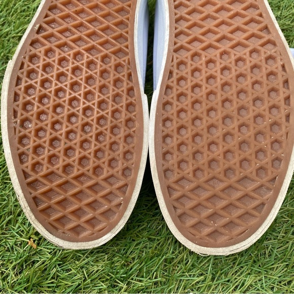 VANS WHITE PLATFORM SNEAKERS 8.5 - Picture 8 of 12